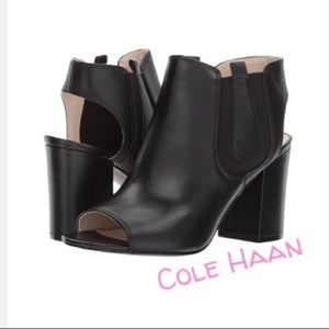 Cole Haan peep toe bootie!